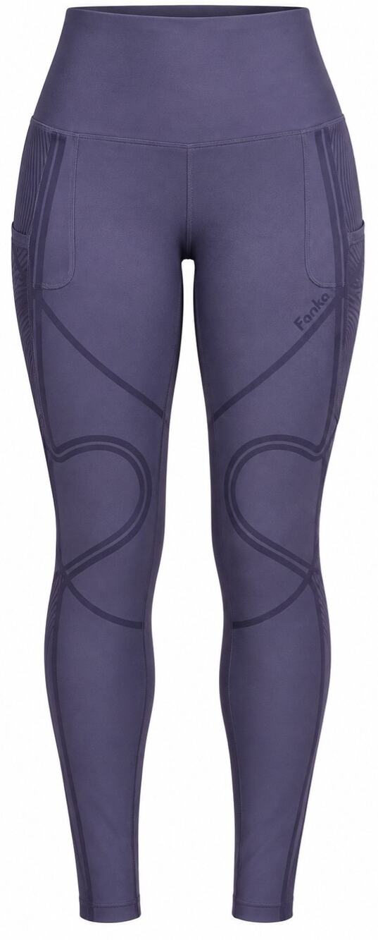 Fanka Women’s S Purple Body Sculpt Pocket Compression Leggings